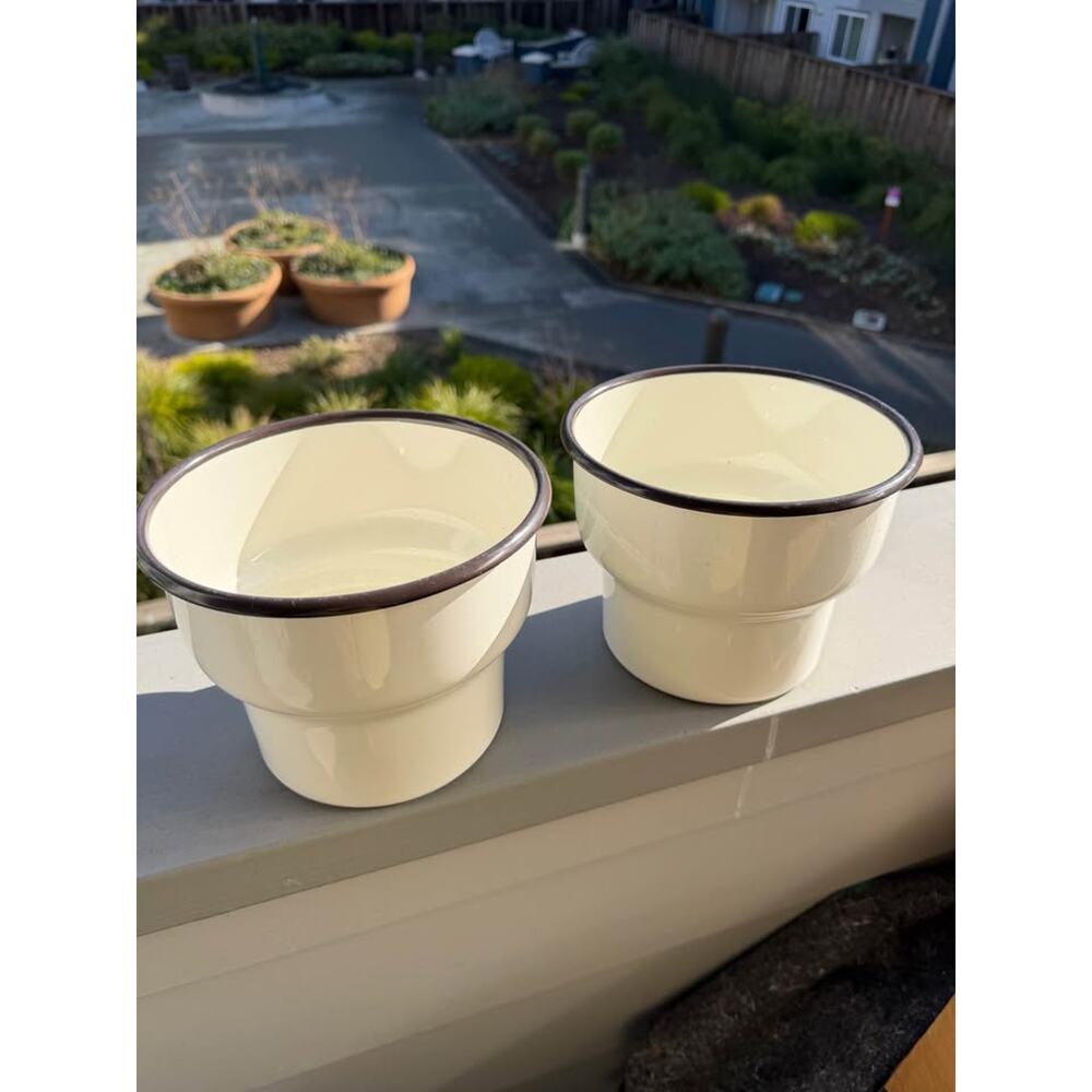 IKEA Citronsyra Galvanized Planter x2